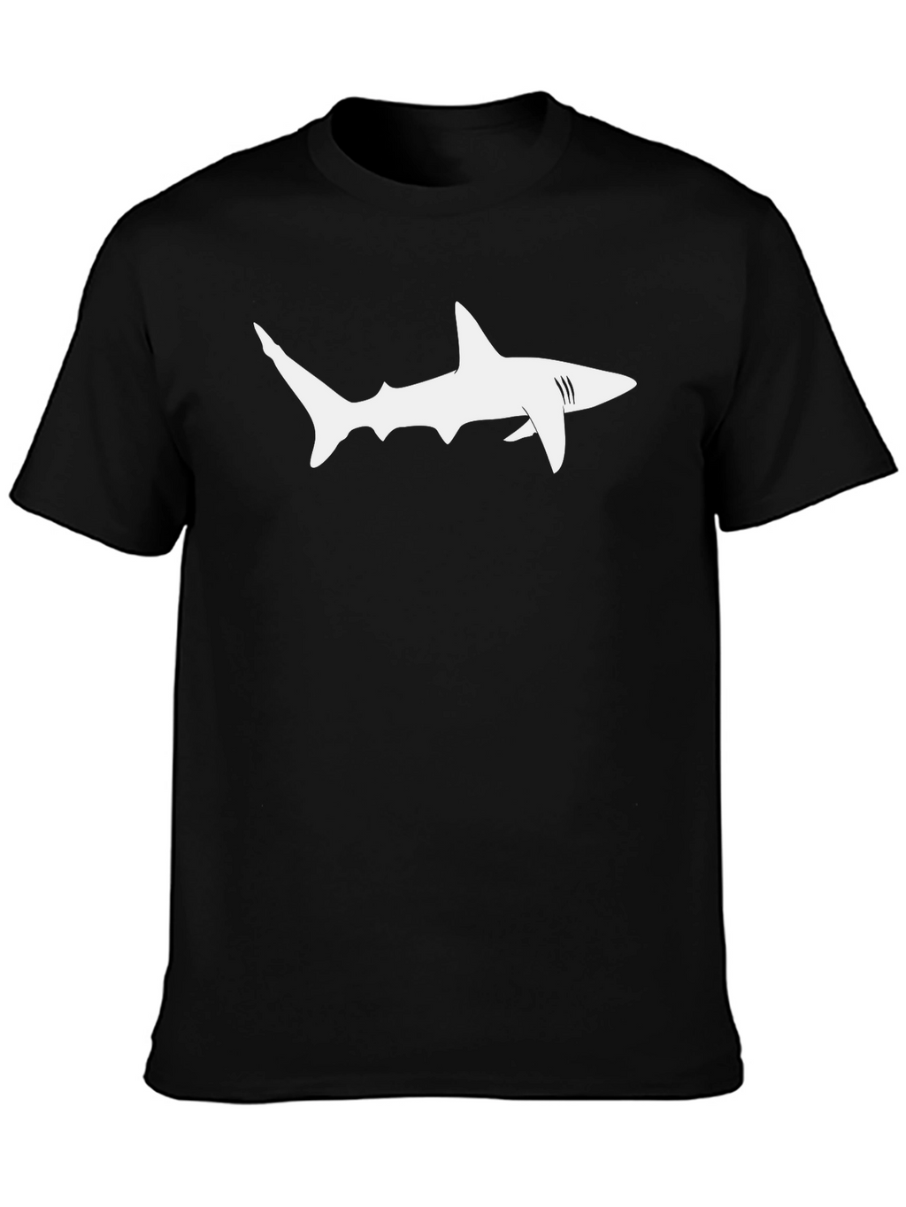 Shark Graphic Black T-Shirt - Mens Casual Style