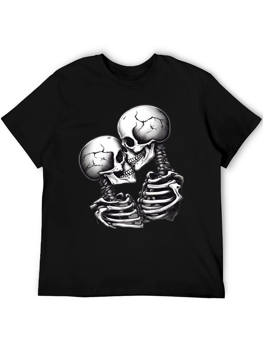 Skeleton Lovers Black T-Shirt