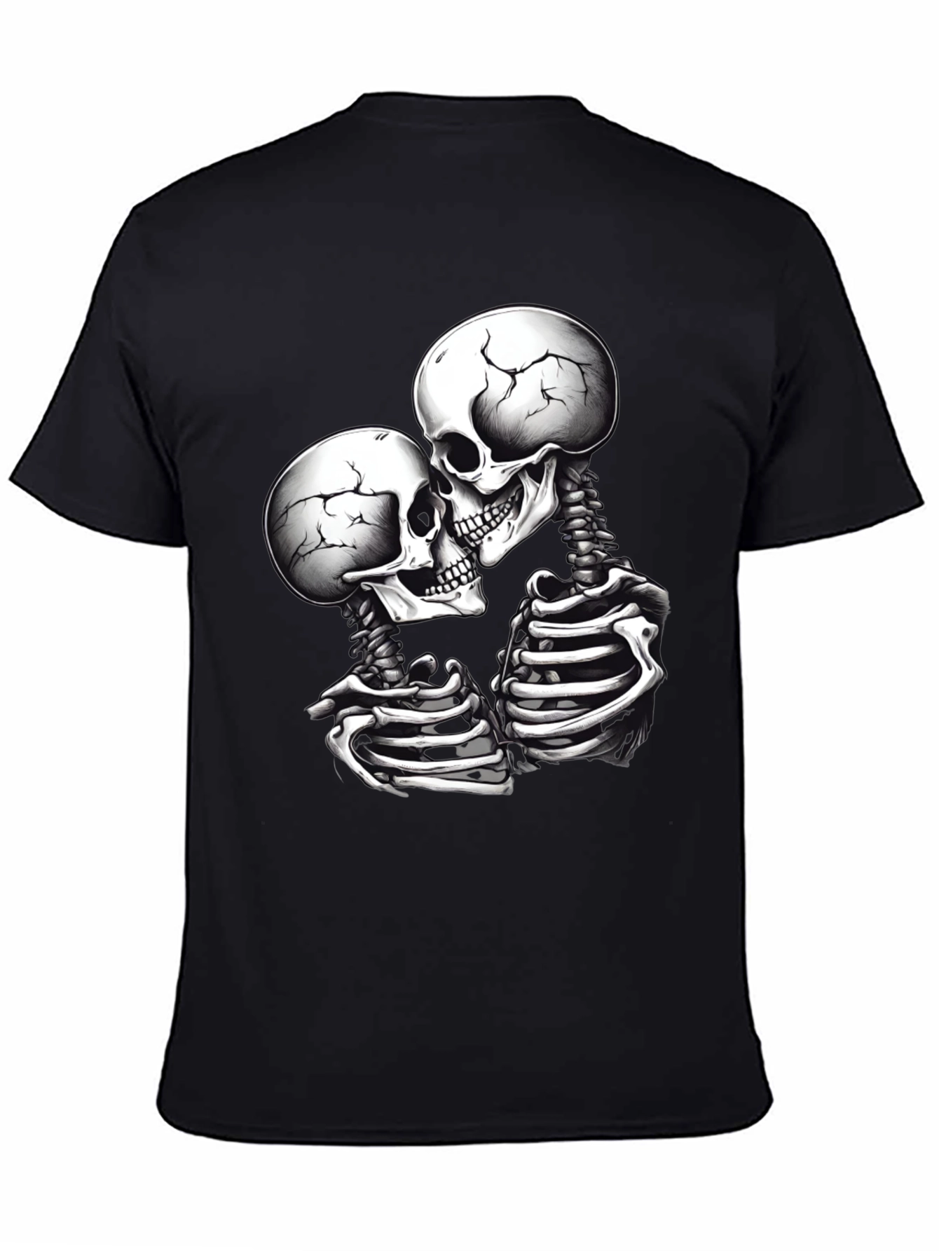 Skeleton Lovers Black T-Shirt