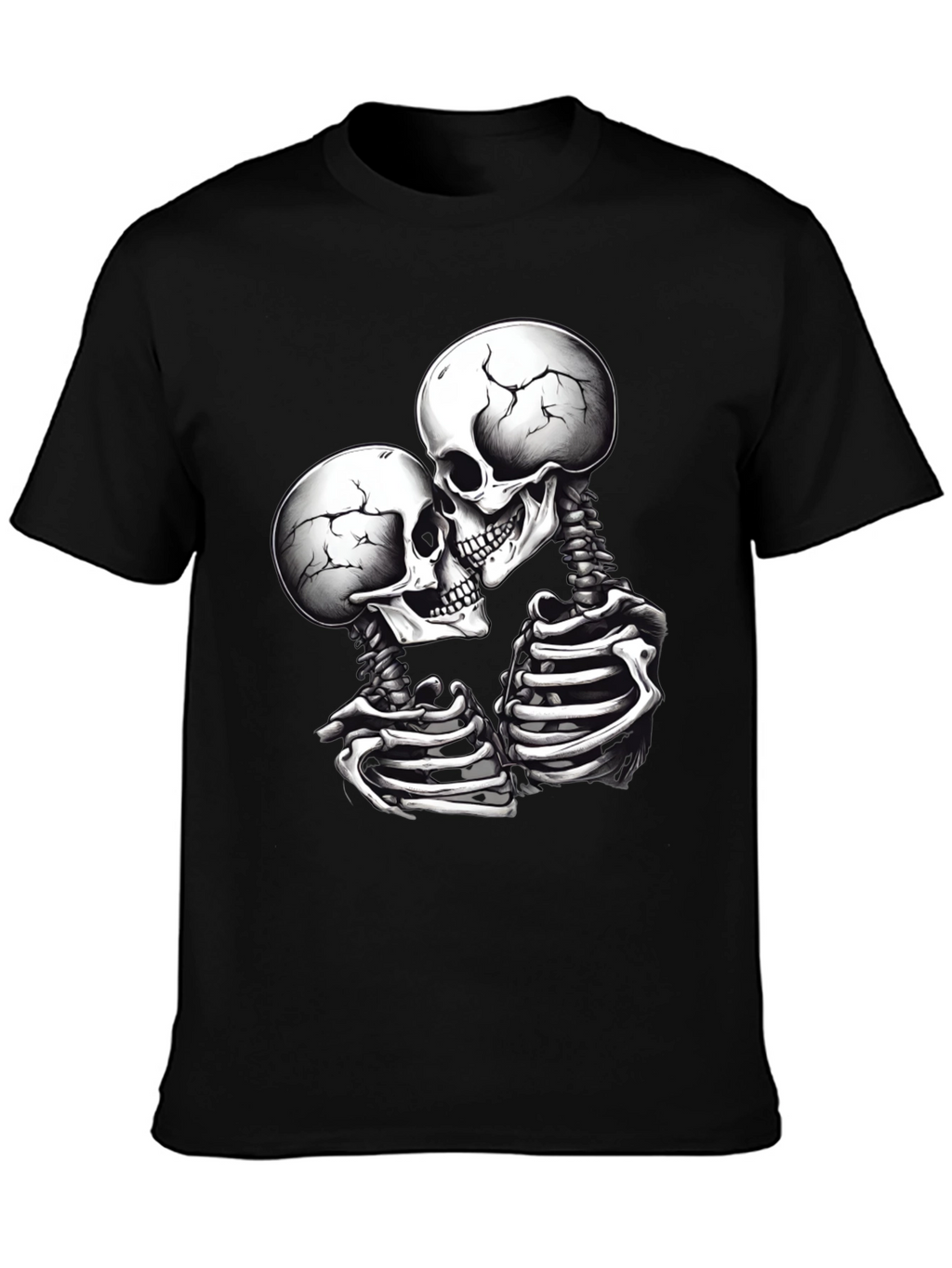 Skeleton Lovers Black T-Shirt