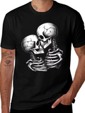 Skeleton Lovers Black T-Shirt