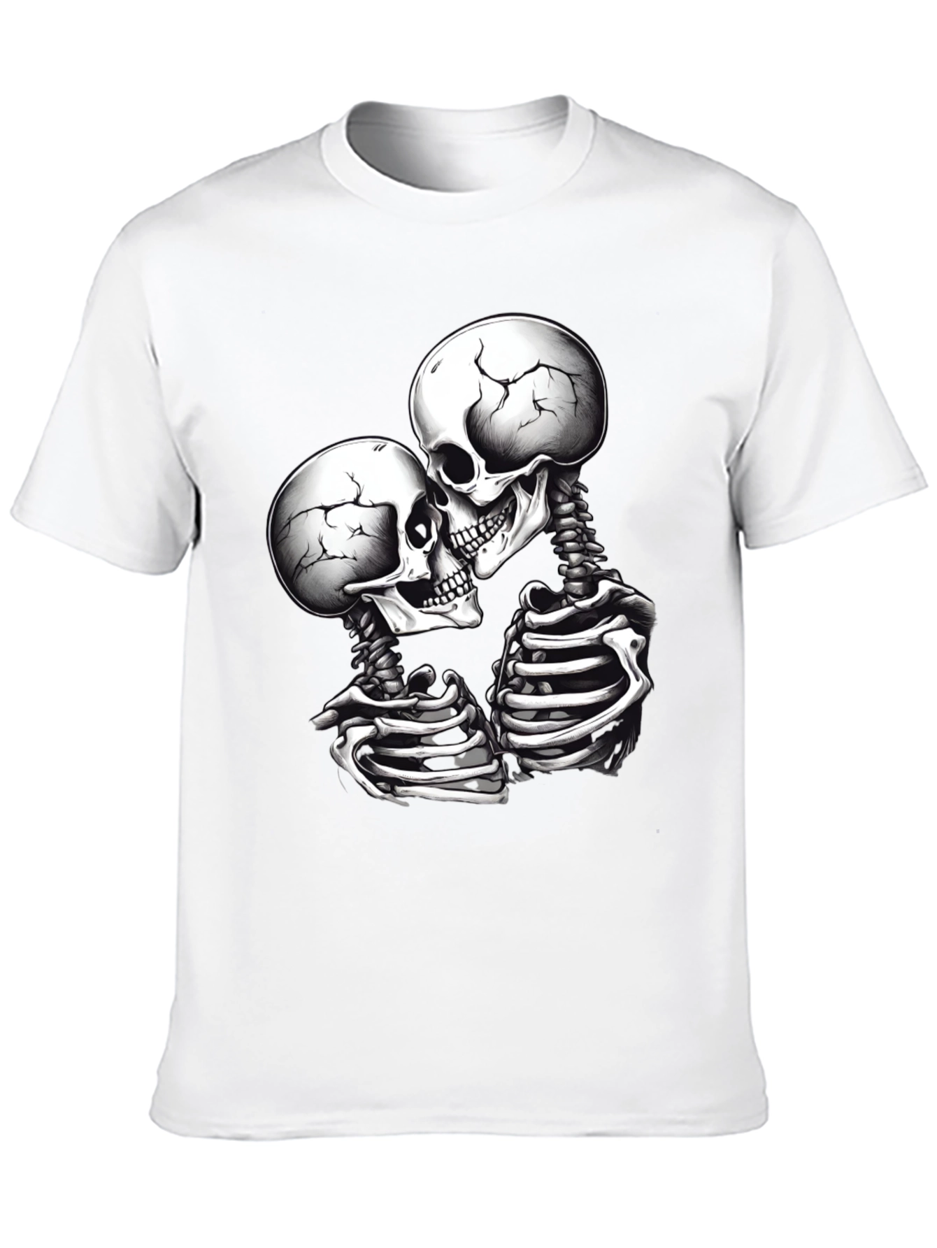 Skeleton Lovers Black T-Shirt