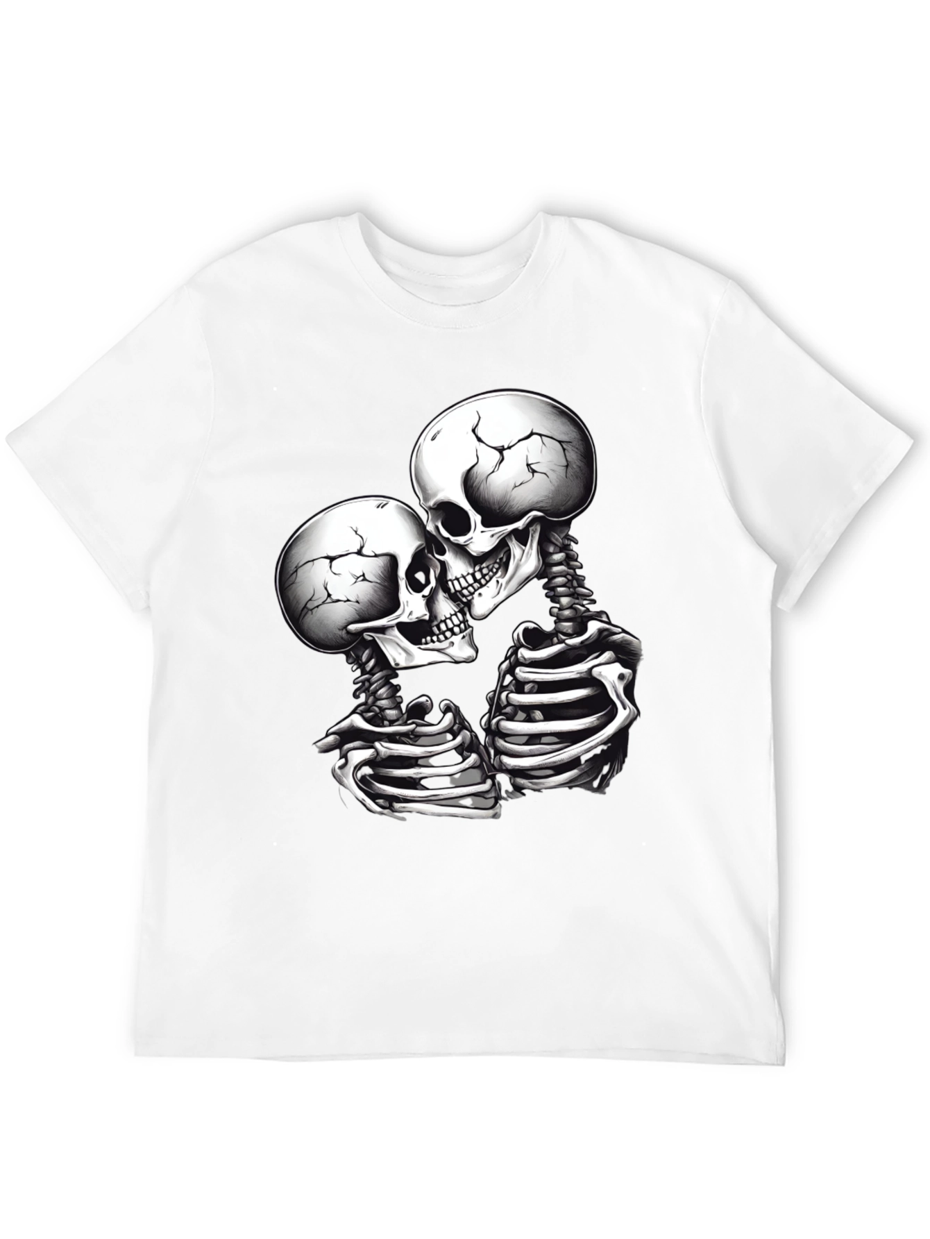 Skeleton Lovers Black T-Shirt