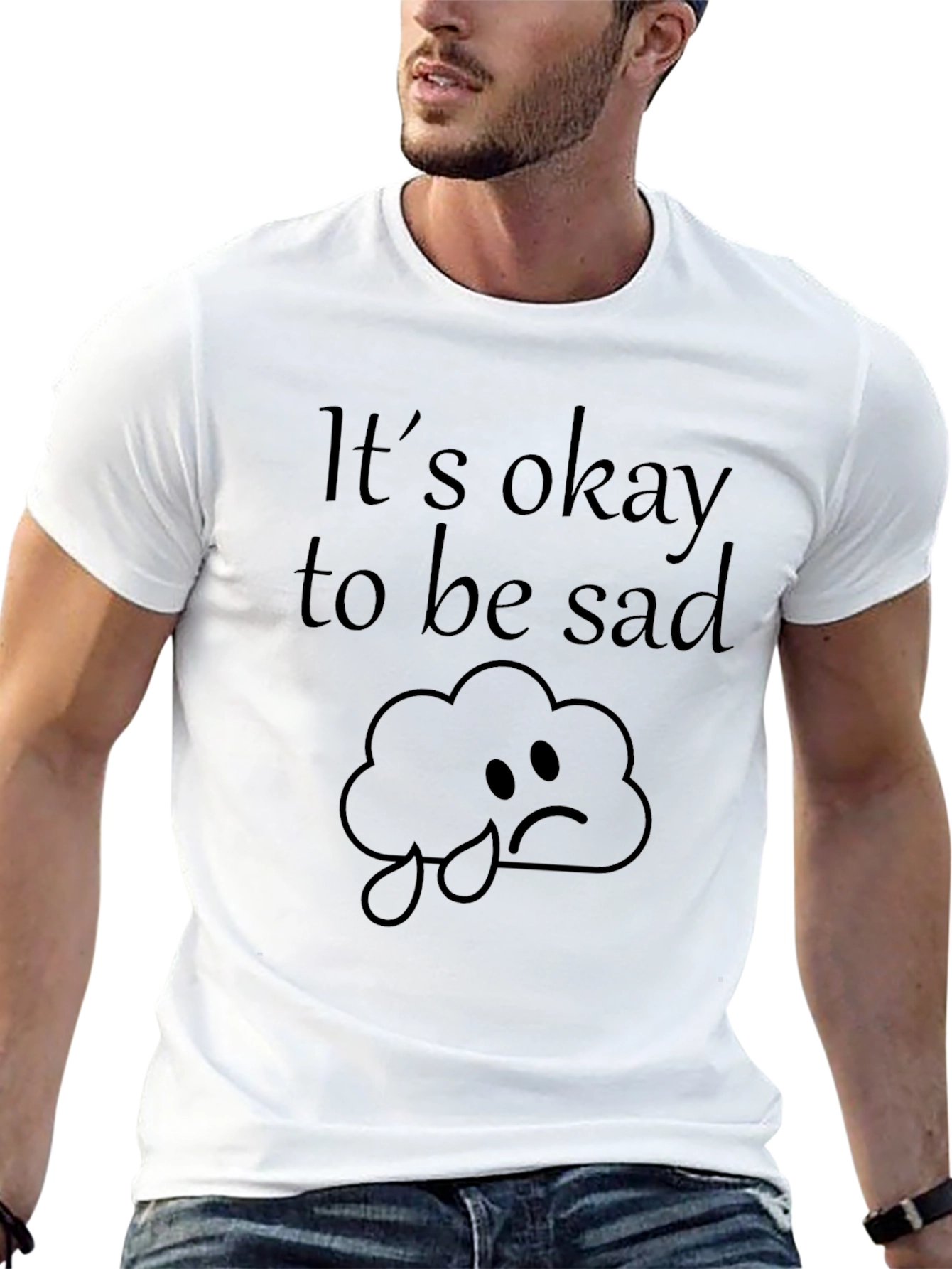 Its Okay To Be Sad Black T-Shirt