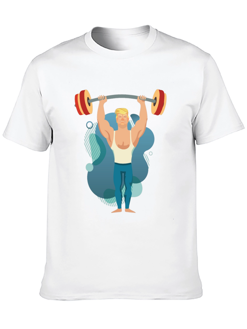 Weightlifter Graphic Tee - Black Cotton Shirt