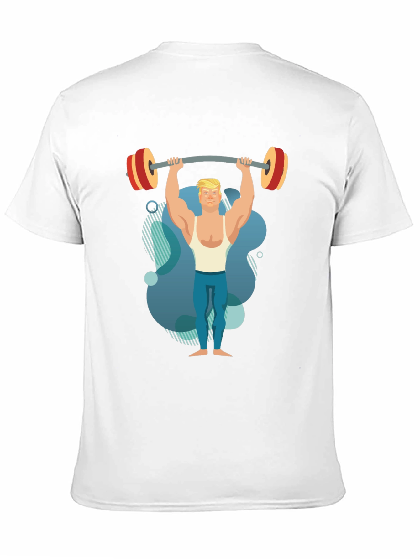 Weightlifter Graphic Tee - Black Cotton Shirt