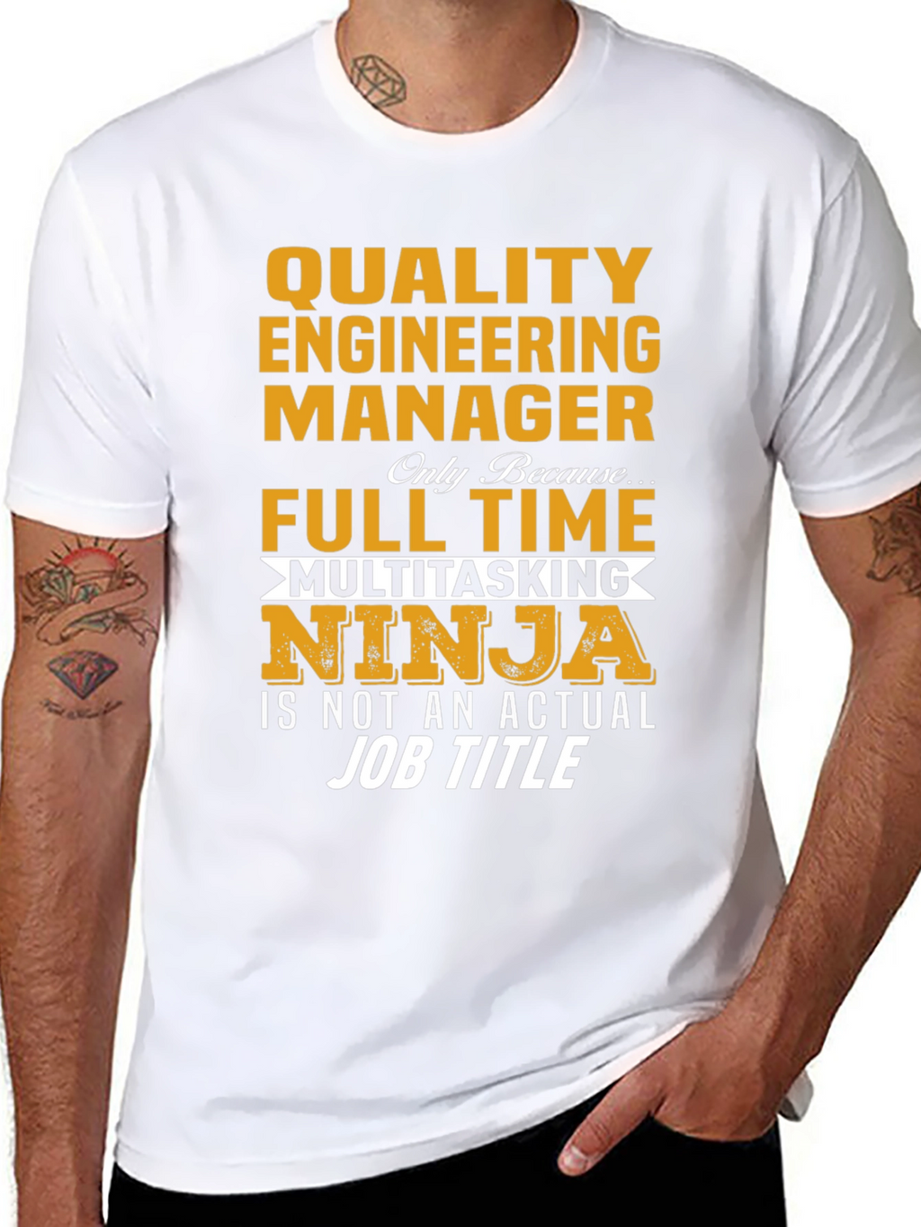 Quality Engineering Manager T-Shirt - Full Time Ninja