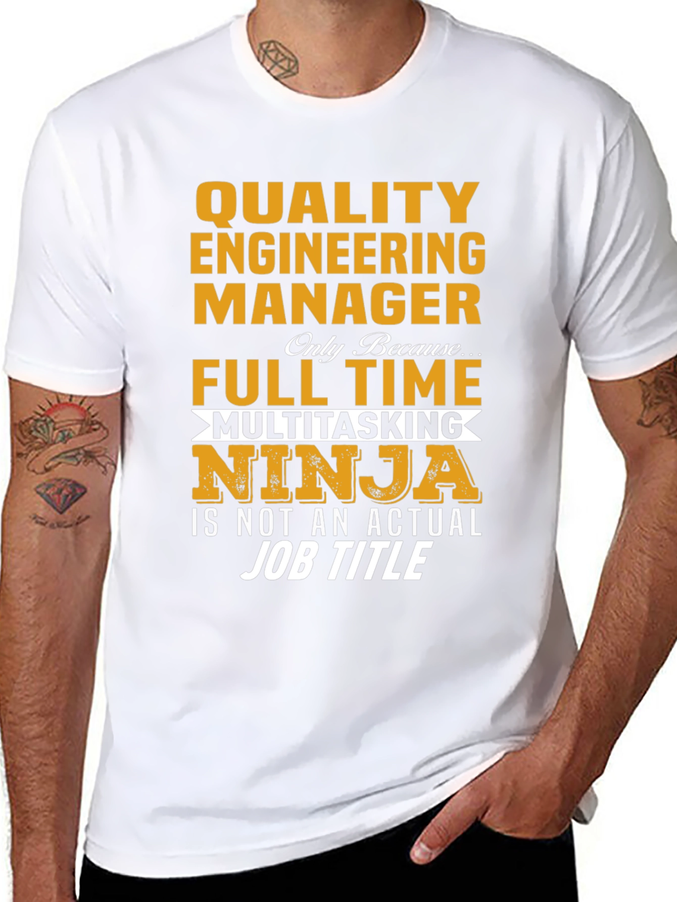 Quality Engineering Manager T-Shirt - Full Time Ninja