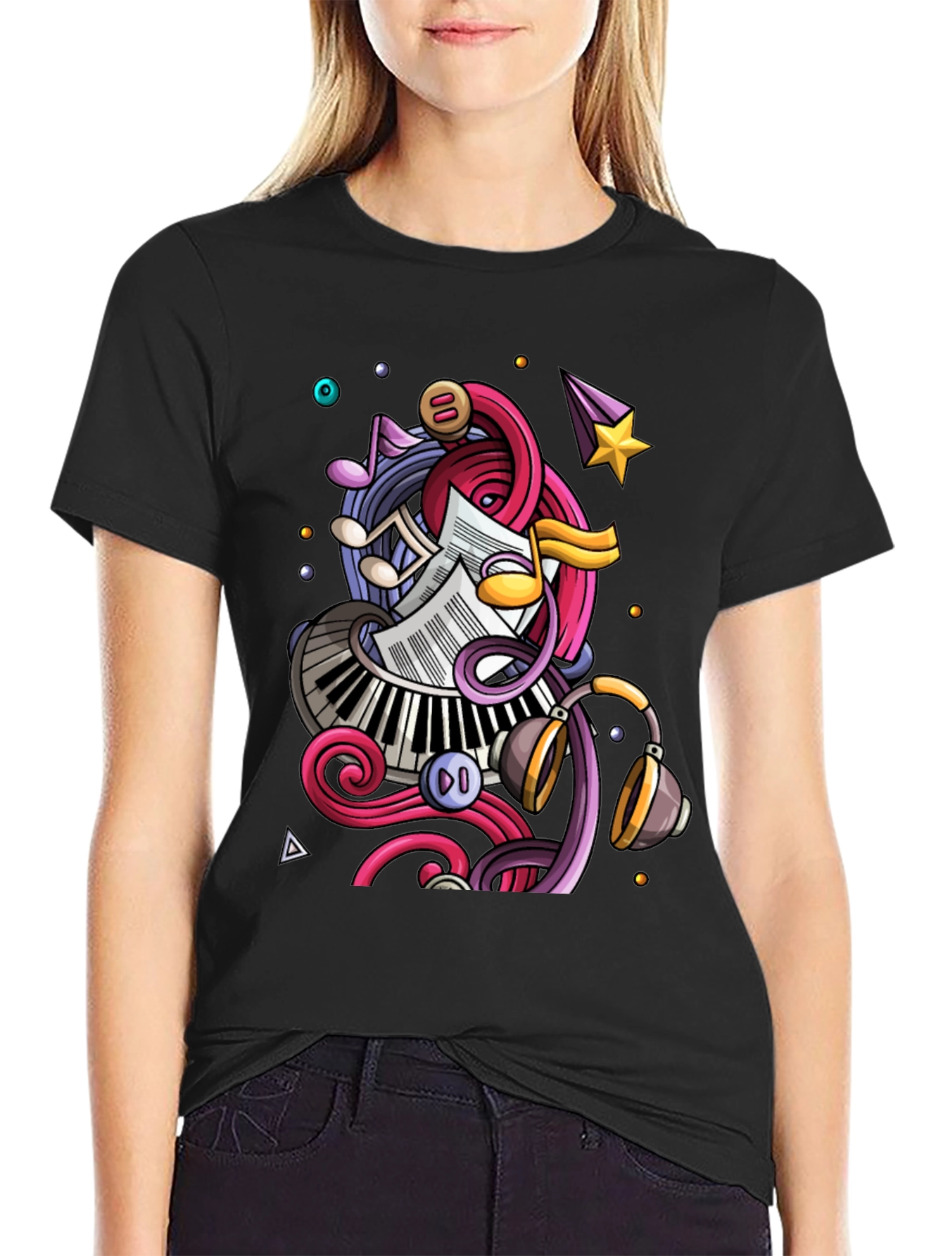 Musical Doodle Graphic Tee