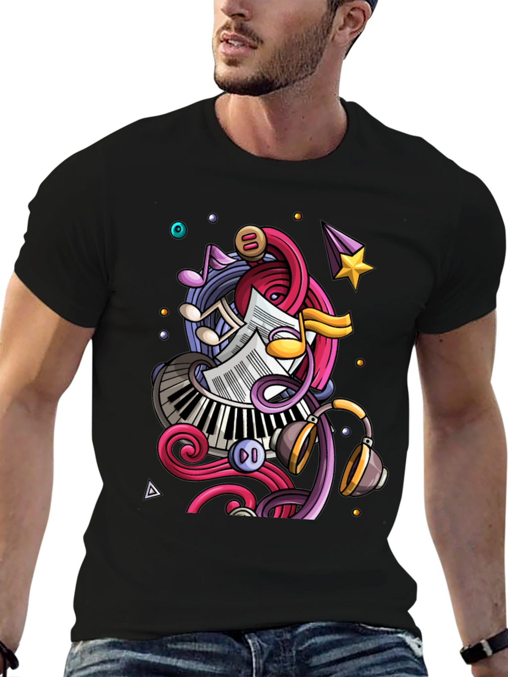 Musical Doodle Graphic Tee