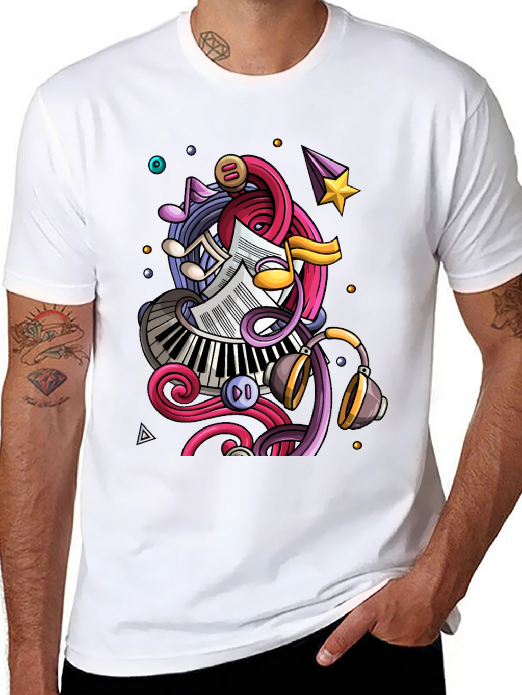 Musical Doodle Graphic Tee