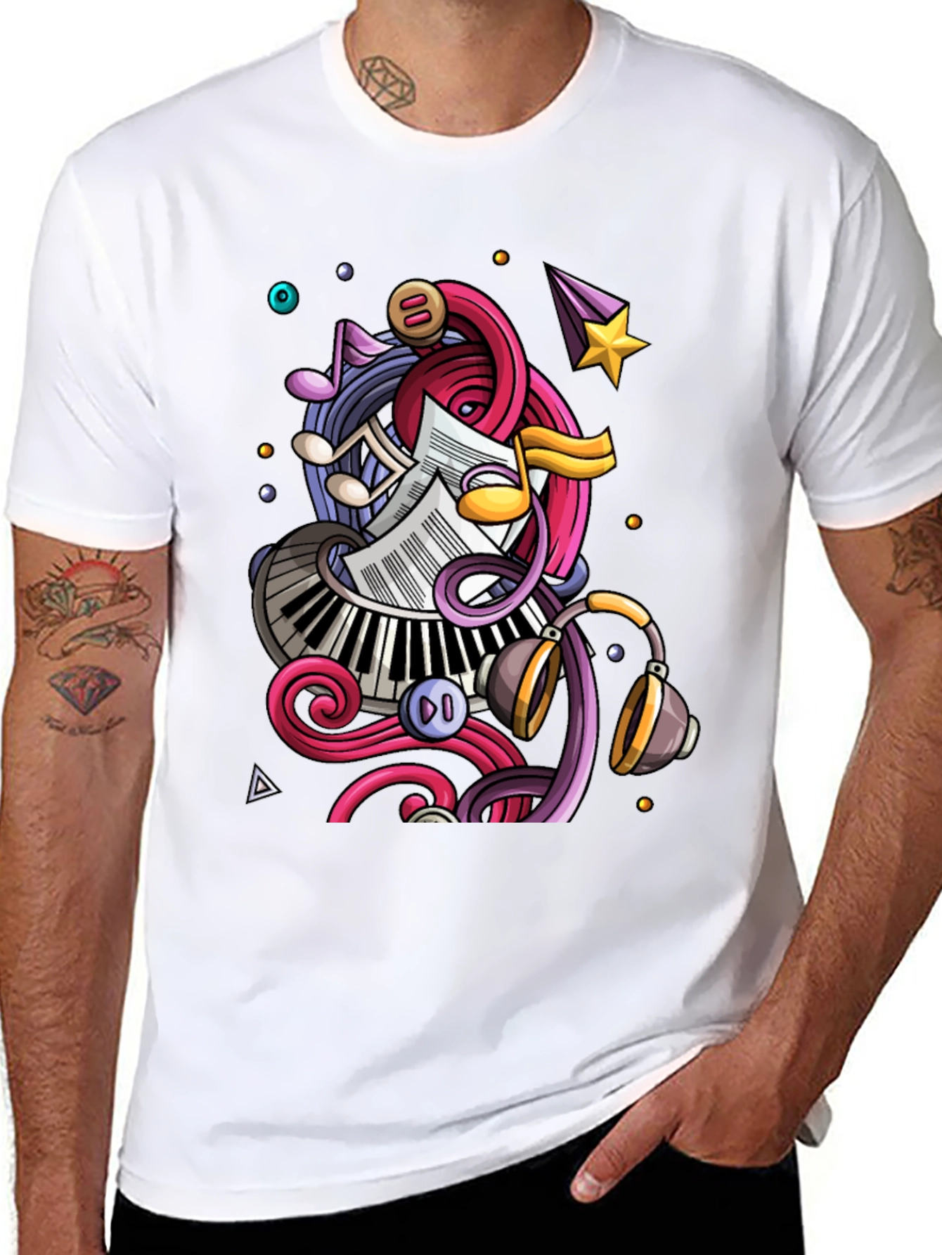 Musical Doodle Graphic Tee
