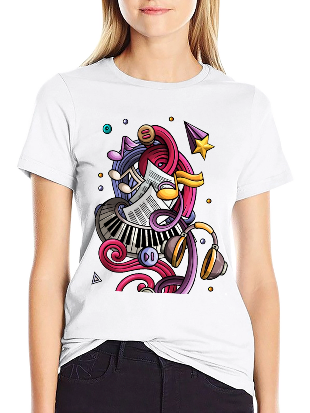 Musical Doodle Graphic Tee