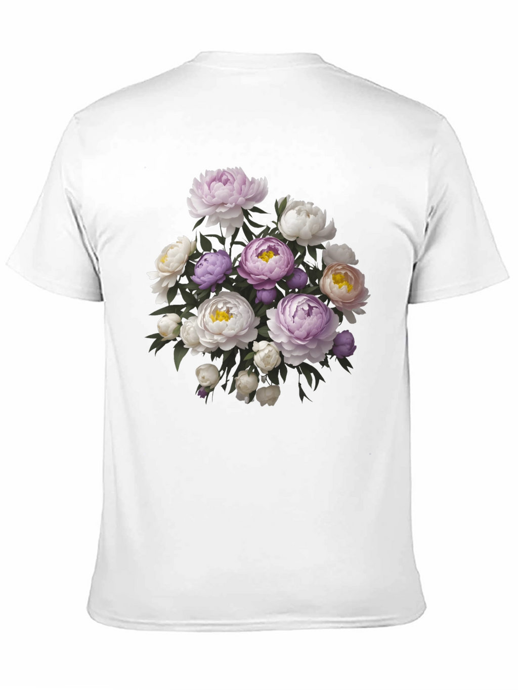 Floral Bouquet Black T-Shirt - Stylish Graphic Tee