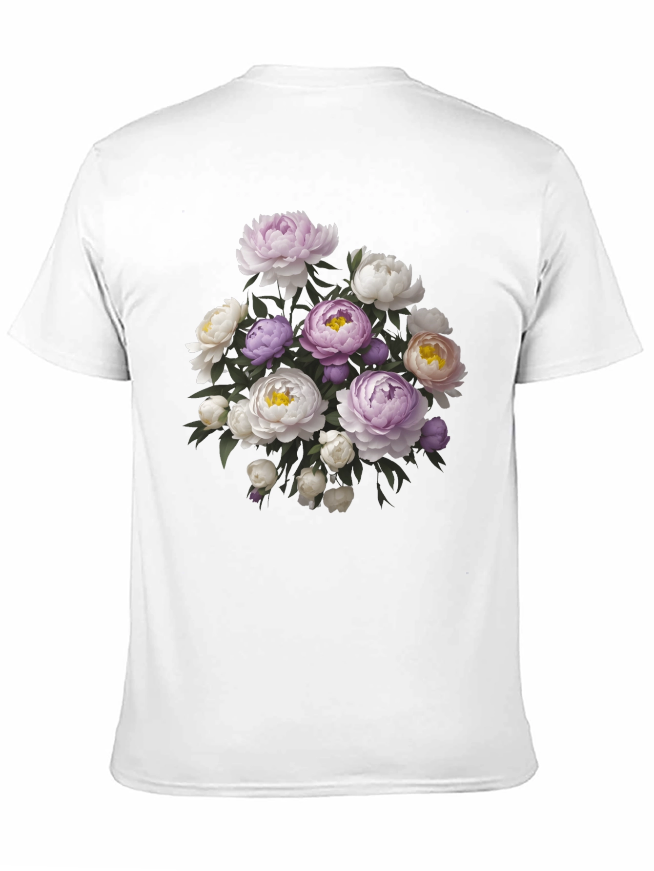 Floral Bouquet Black T-Shirt - Stylish Graphic Tee
