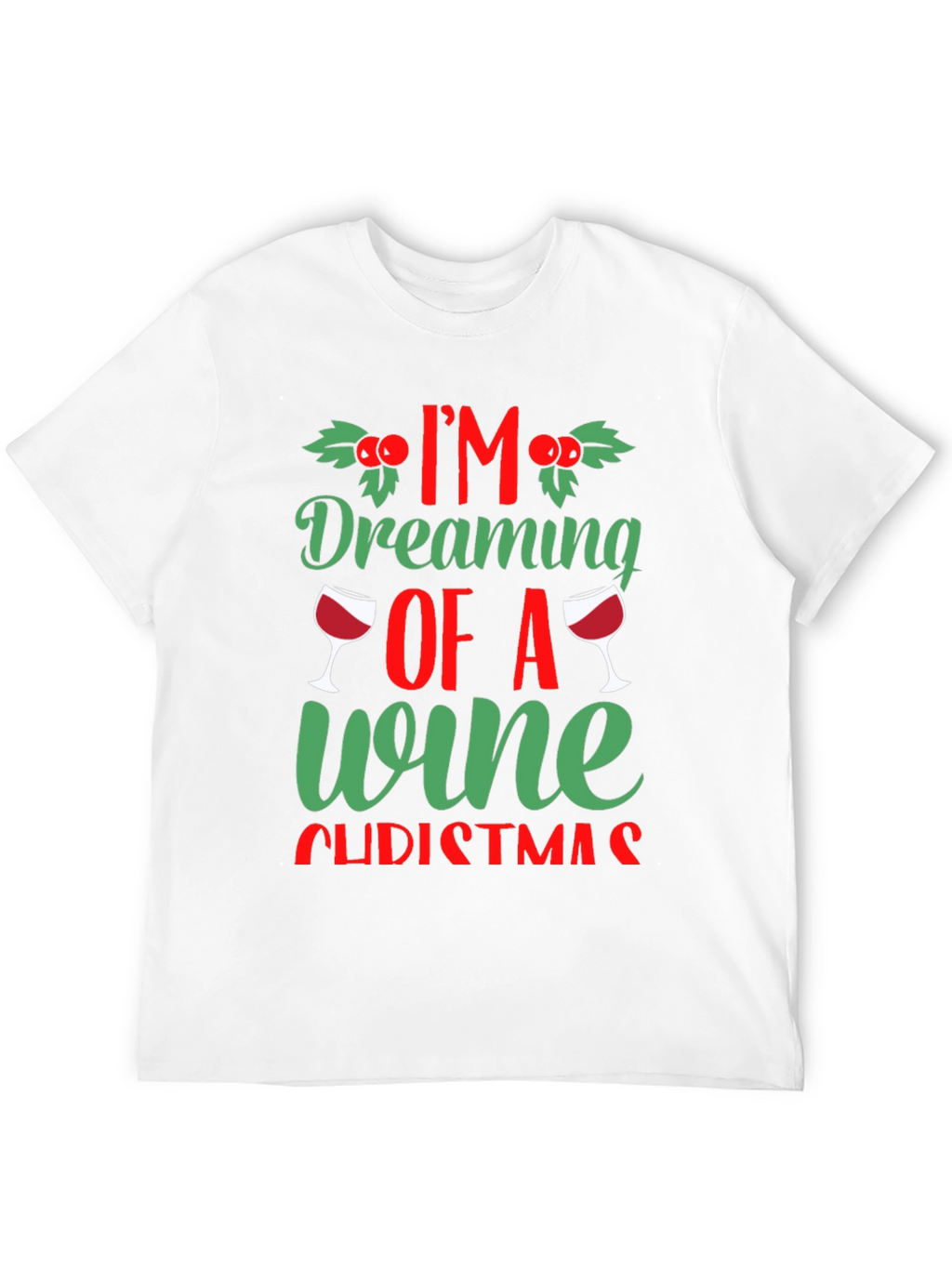 Wine Christmas Graphic Tee