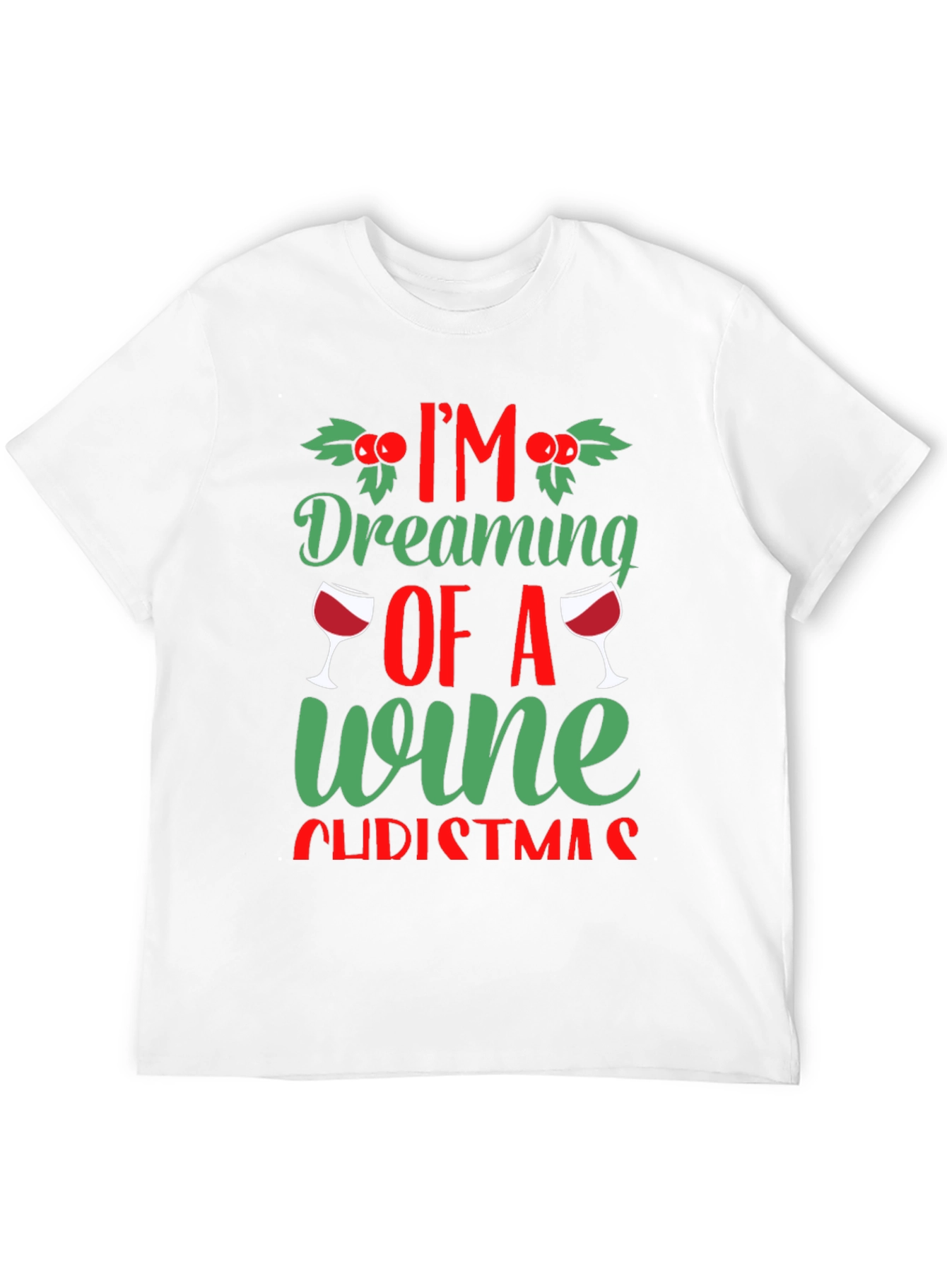Wine Christmas Graphic Tee