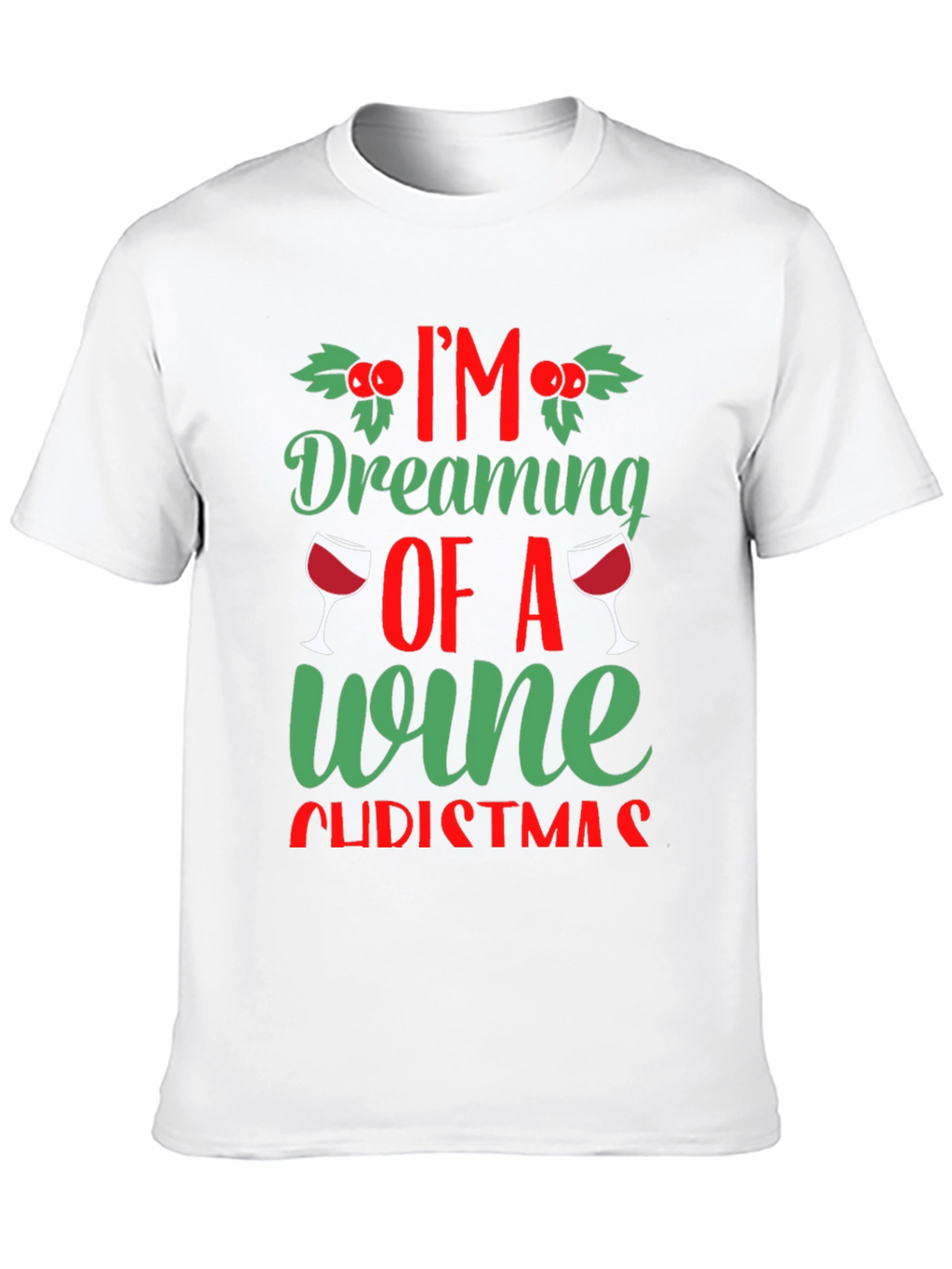 Wine Christmas Graphic Tee