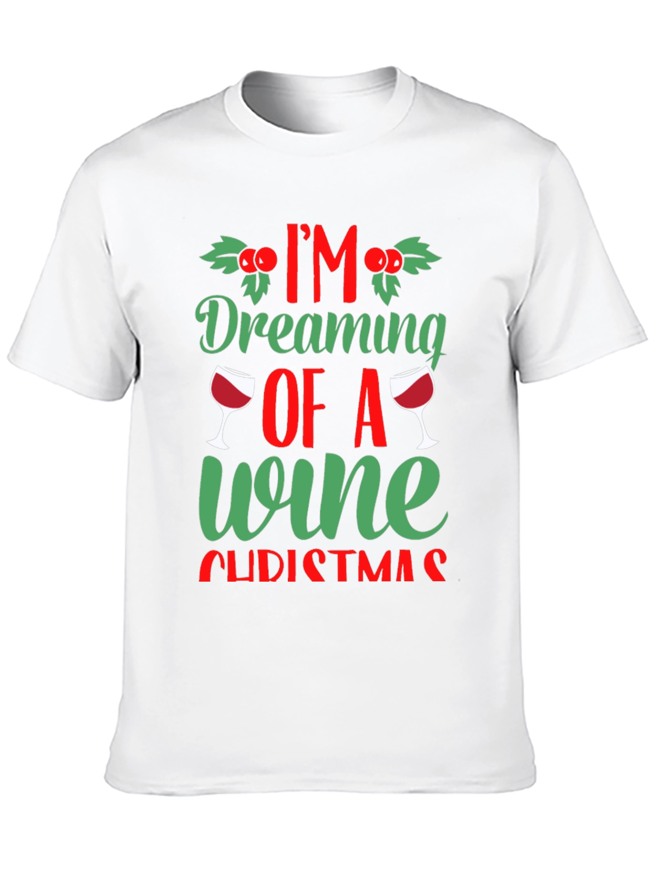 Wine Christmas Graphic Tee
