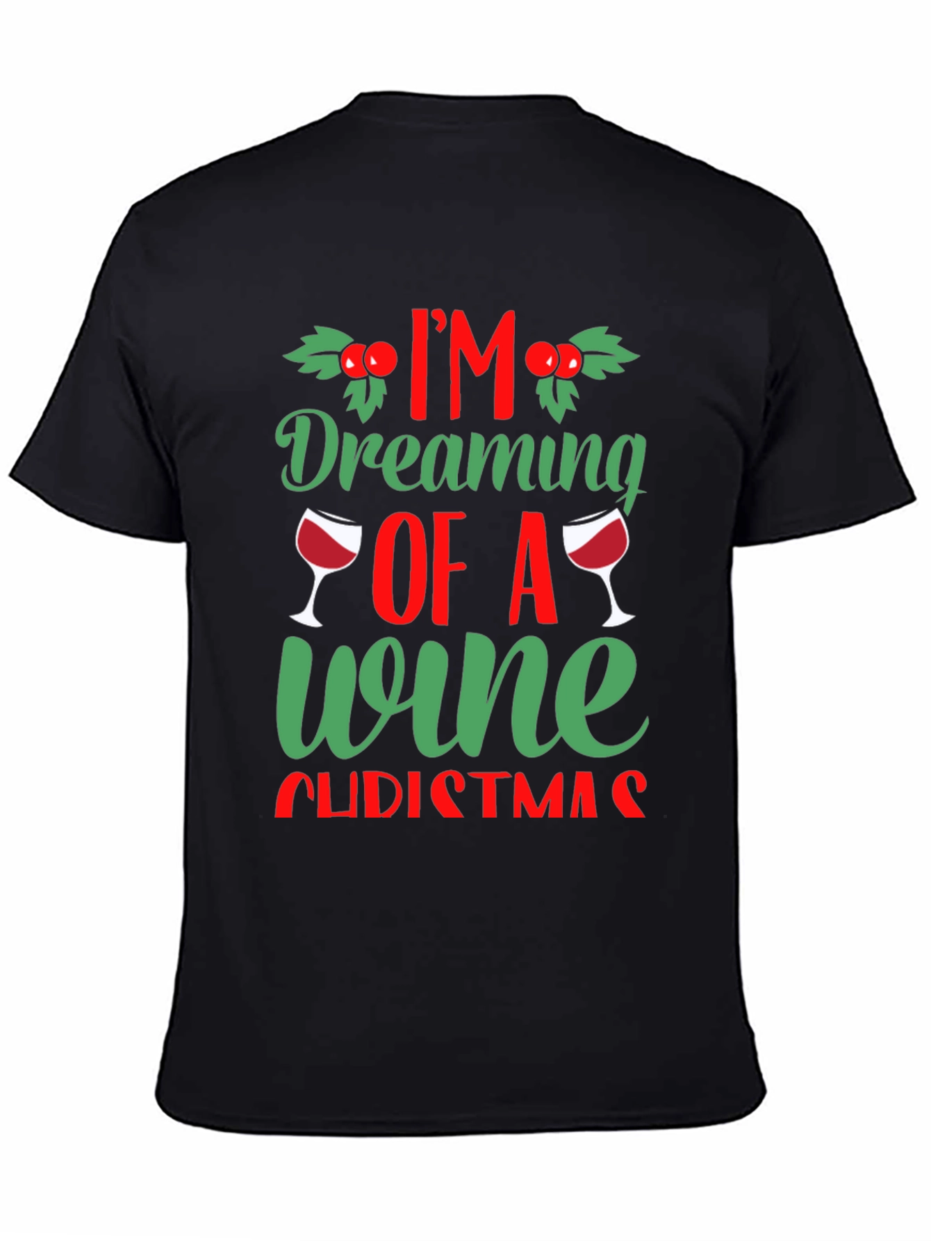 Wine Christmas Graphic Tee