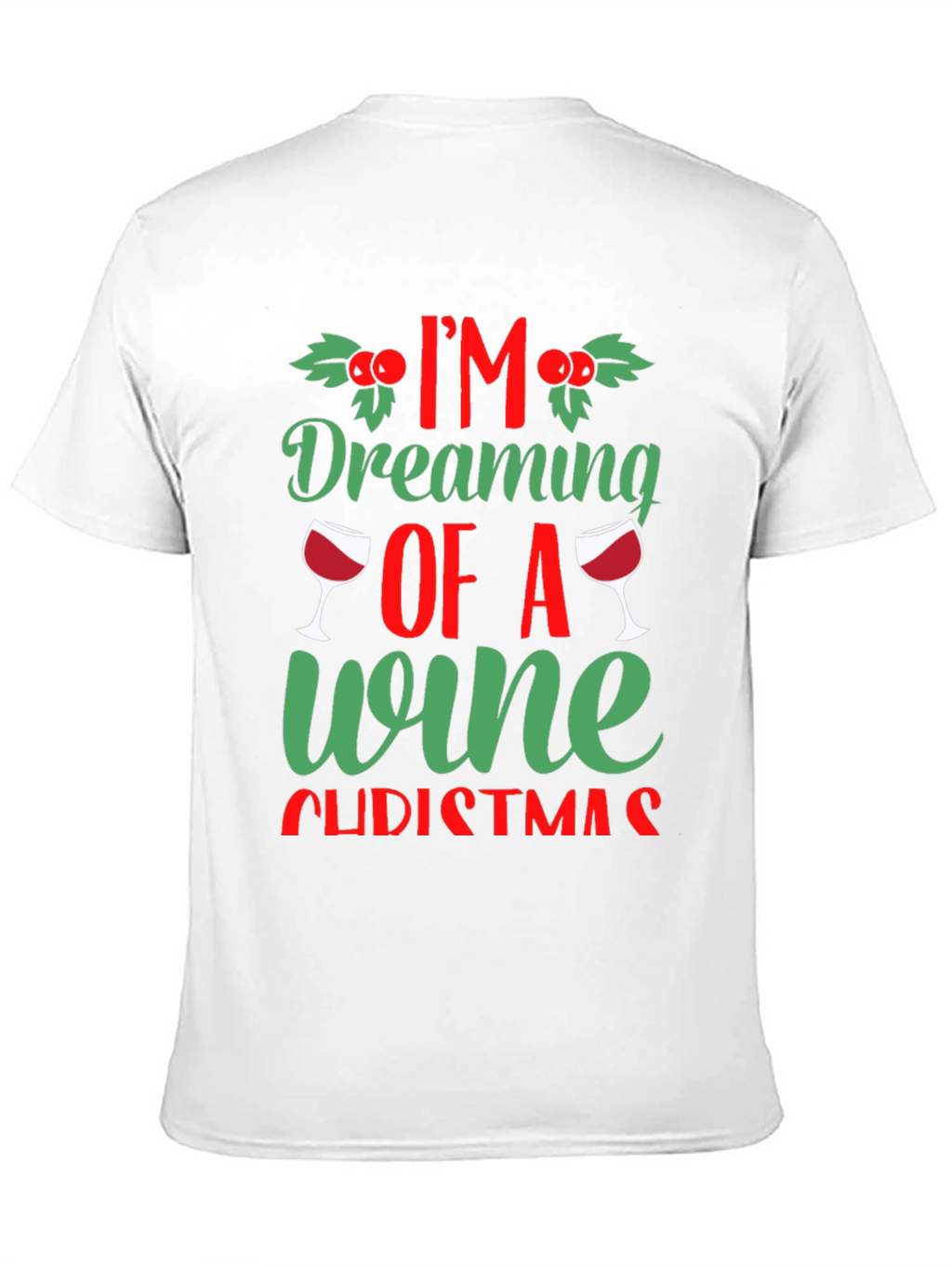 Wine Christmas Graphic Tee