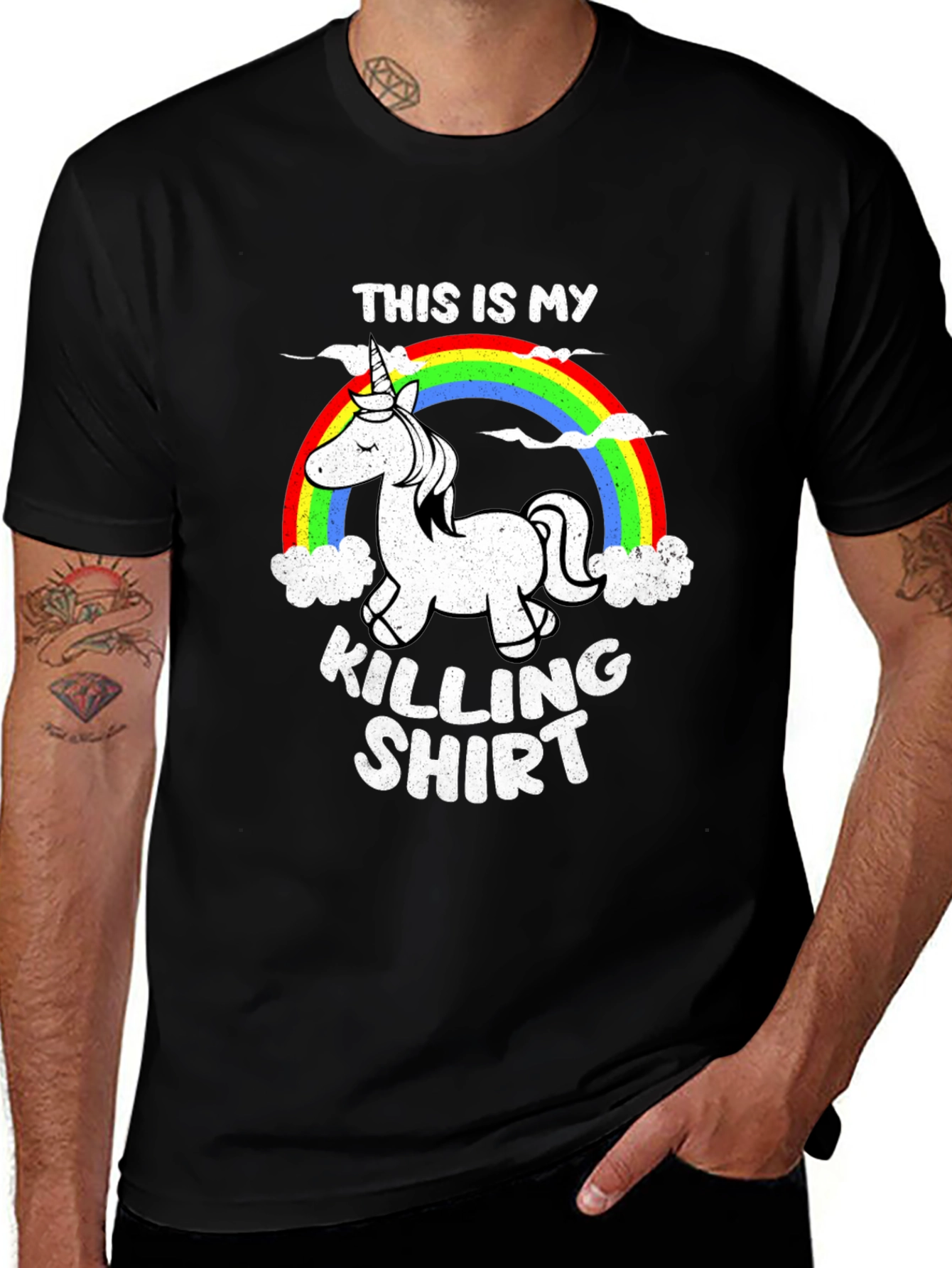 Unicorn Killing Shirt - Funny Rainbow Tee