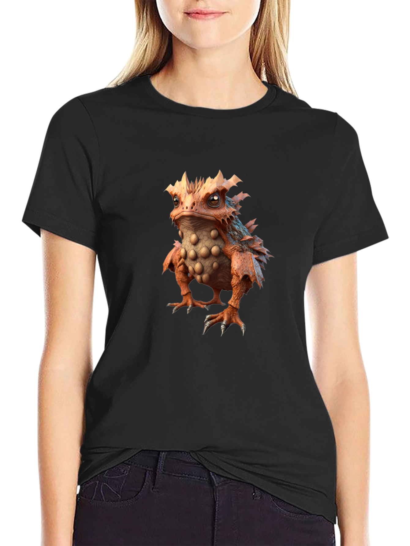 Cool Monster Creature Graphic Tee