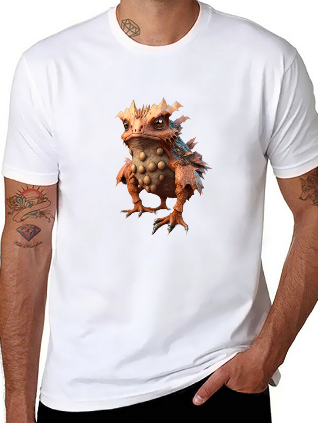 Cool Monster Creature Graphic Tee