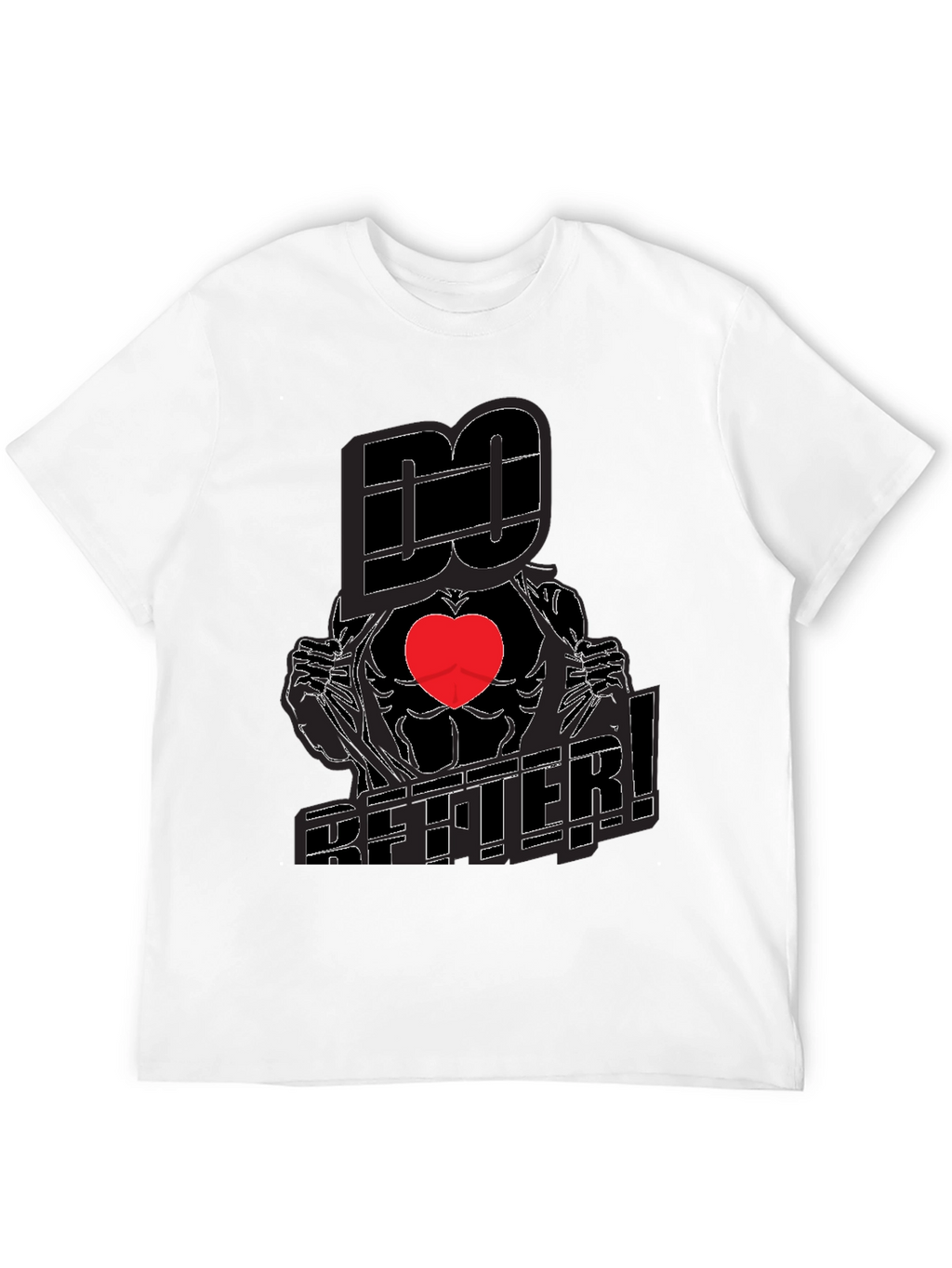 Do Better! Graphic Print Crew Neck T-Shirt