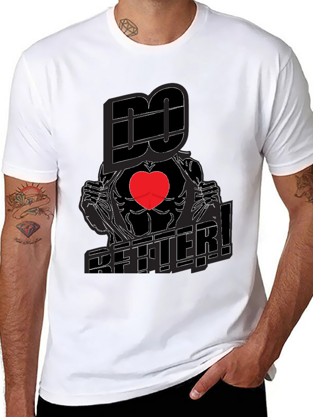 Do Better! Graphic Print Crew Neck T-Shirt