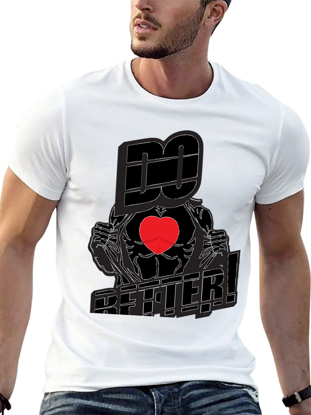 Do Better! Graphic Print Crew Neck T-Shirt