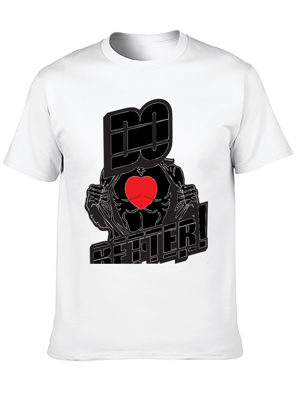 Do Better! Graphic Print Crew Neck T-Shirt