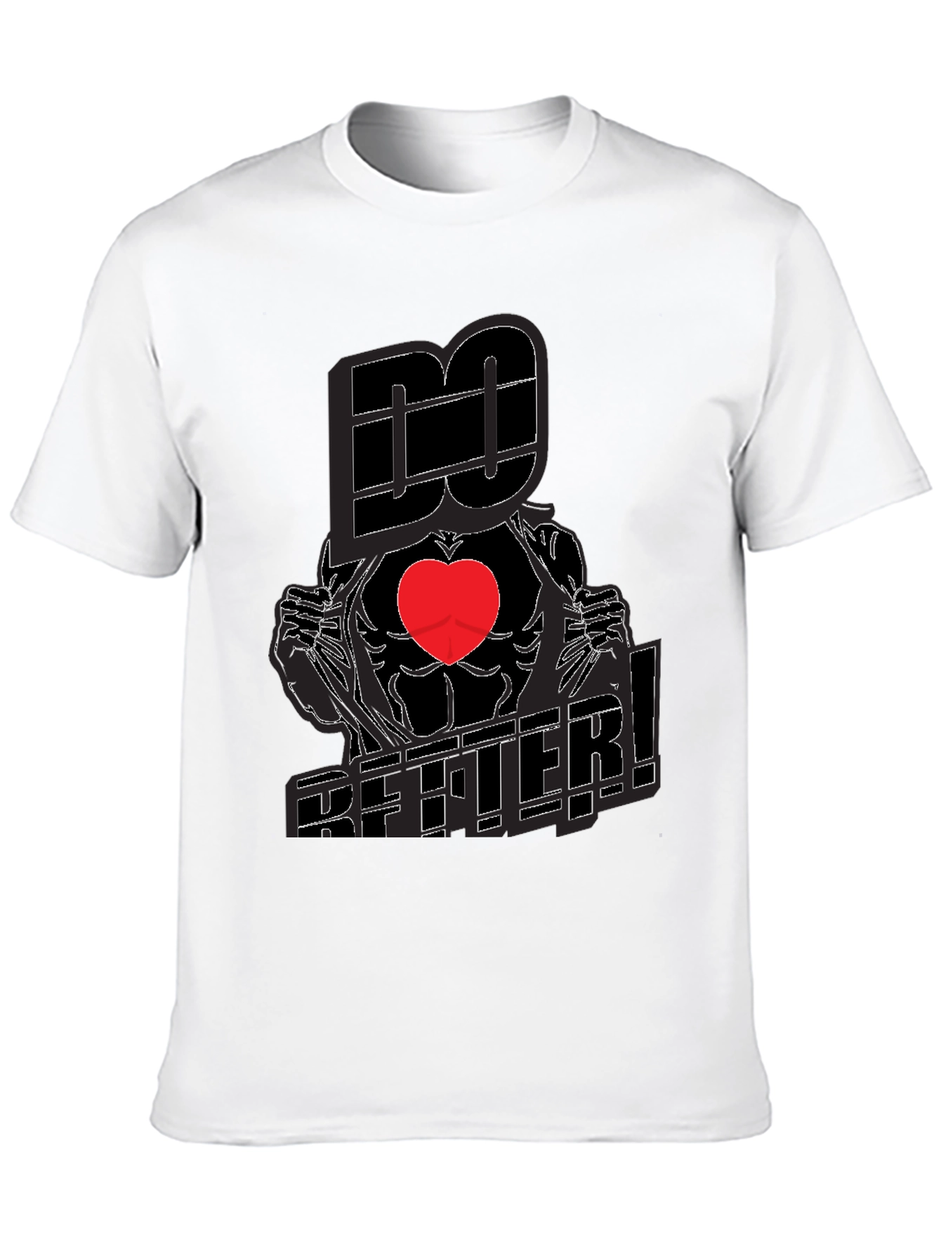 Do Better! Graphic Print Crew Neck T-Shirt