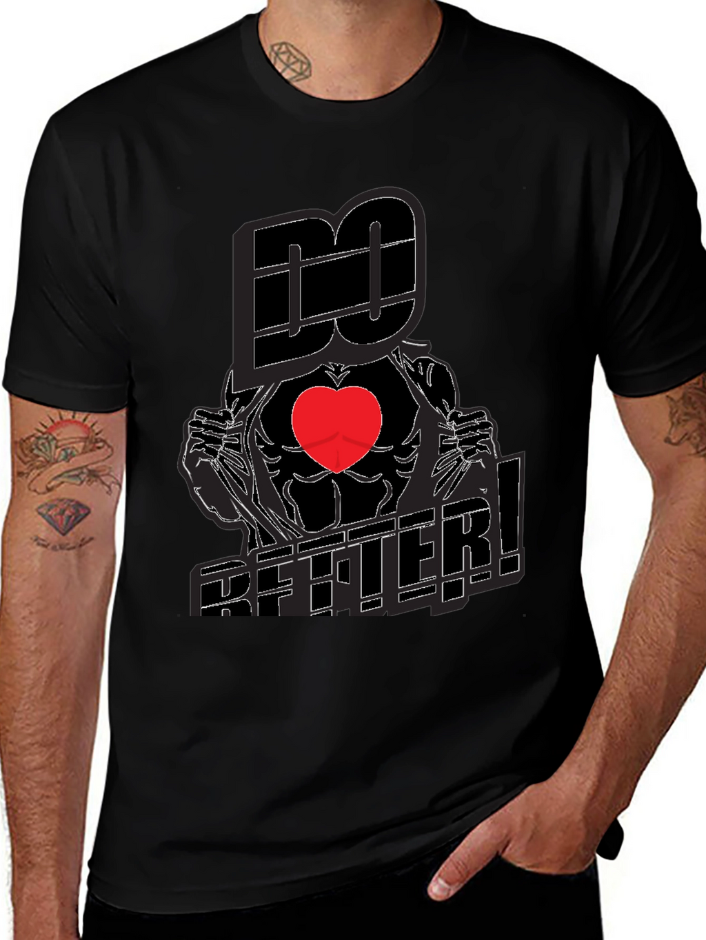 Do Better! Graphic Print Crew Neck T-Shirt
