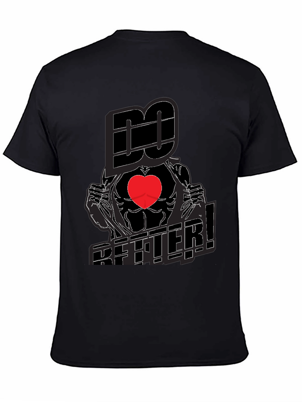 Do Better! Graphic Print Crew Neck T-Shirt