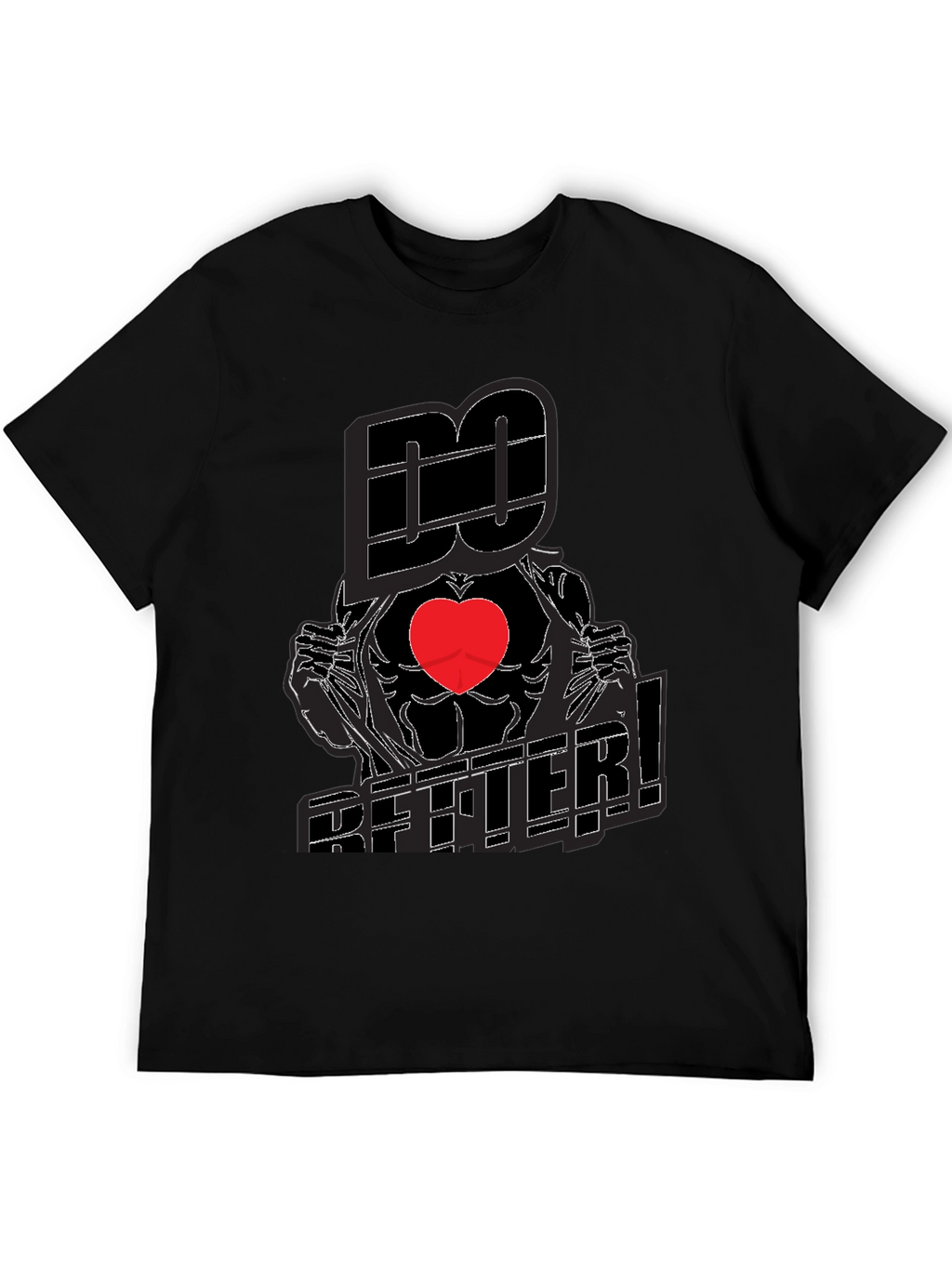Do Better! Graphic Print Crew Neck T-Shirt