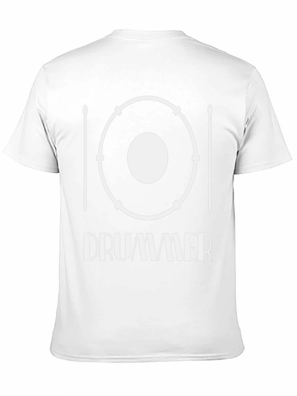 Drummer Graphic T-Shirt - Black Cotton Tee