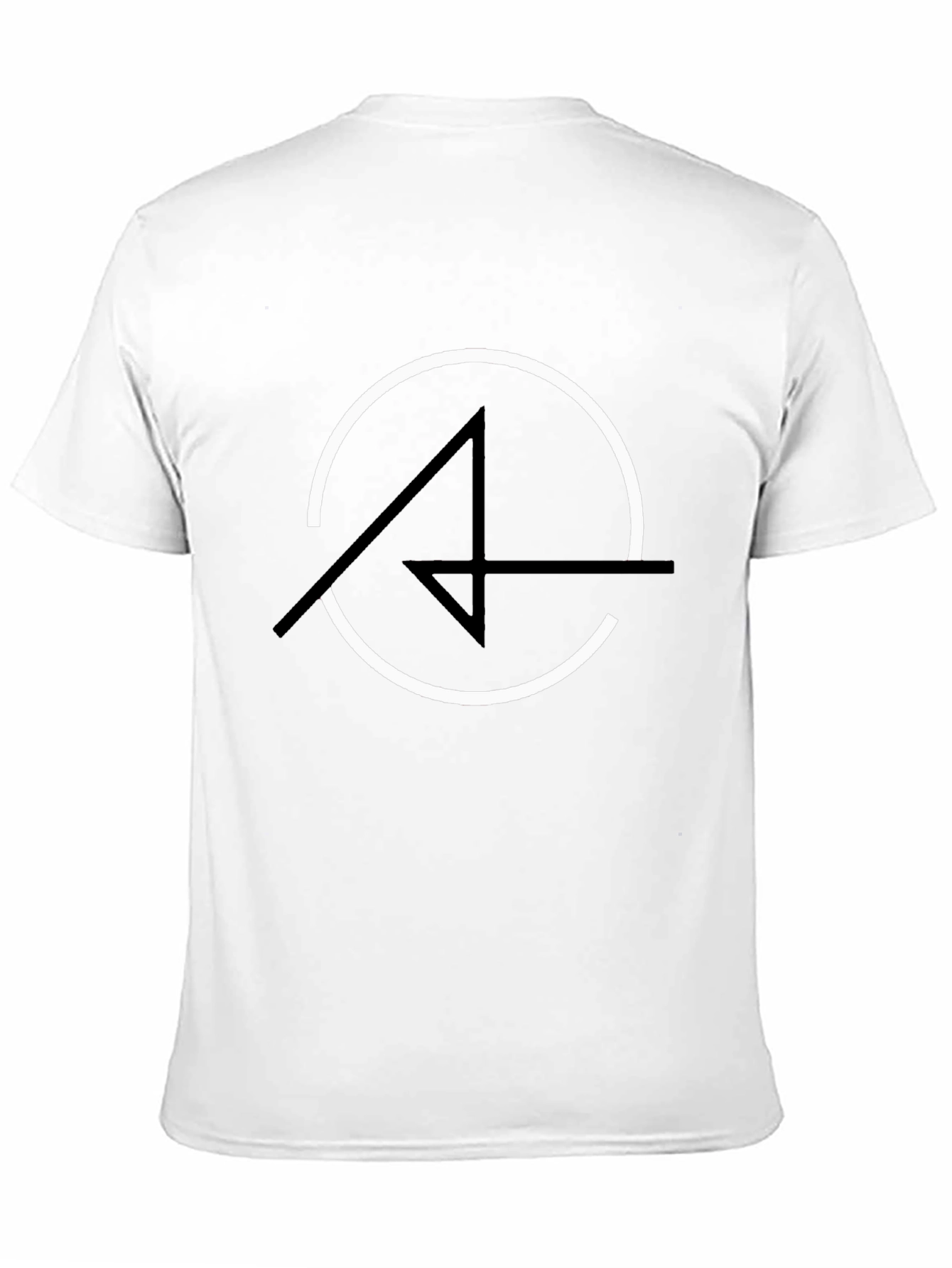 Modern Graphic Tee - Circle and Arrow Design