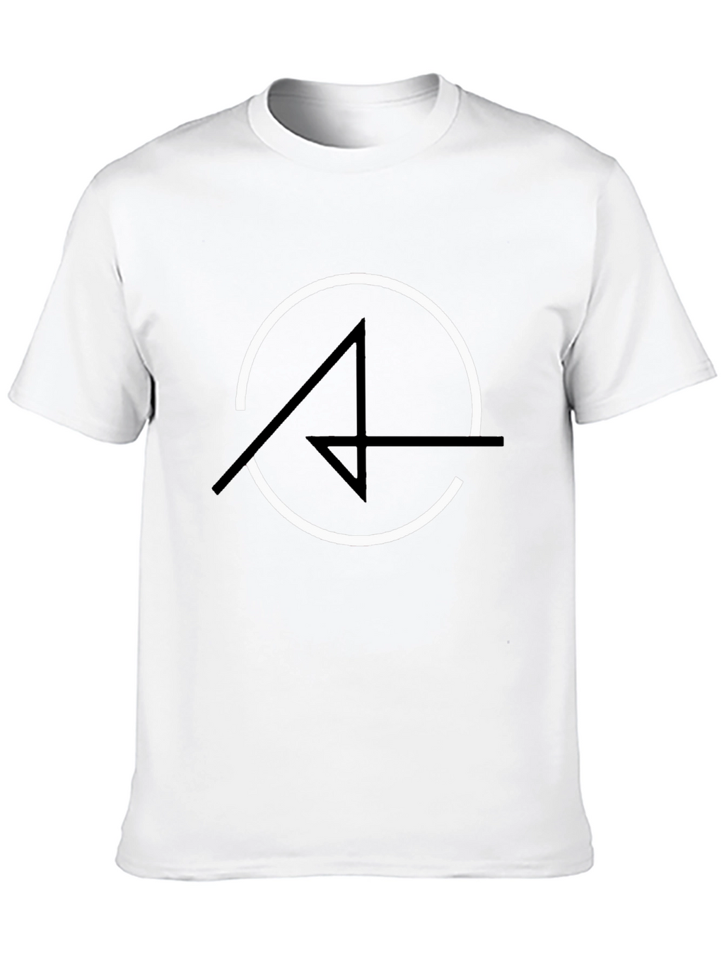 Modern Graphic Tee - Circle and Arrow Design