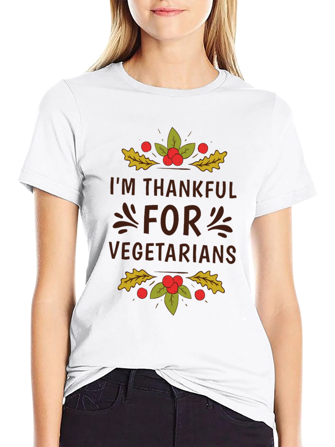 Thankful for Vegetarians Graphic T-Shirt