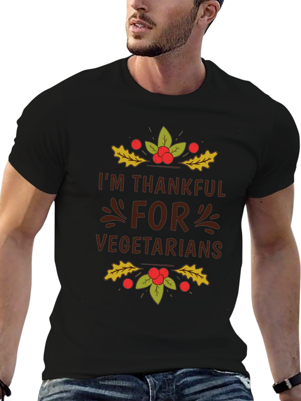 Thankful for Vegetarians Graphic T-Shirt