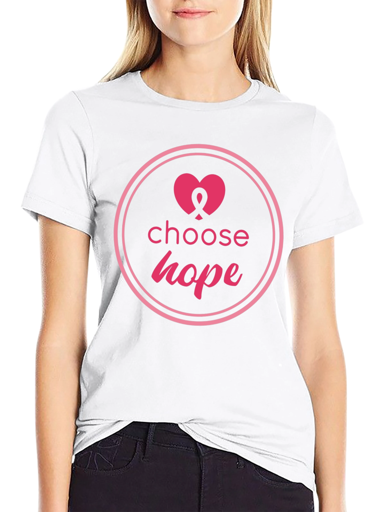 Choose Hope Breast Cancer Awareness T-Shirt