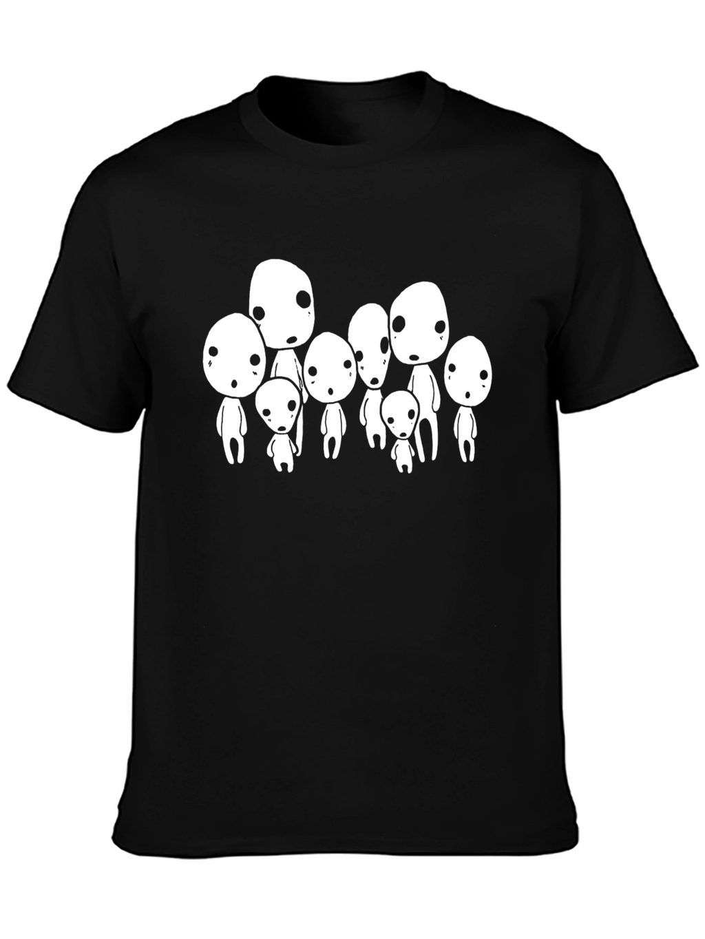 Spirited Away Kodama T-Shirt - Black