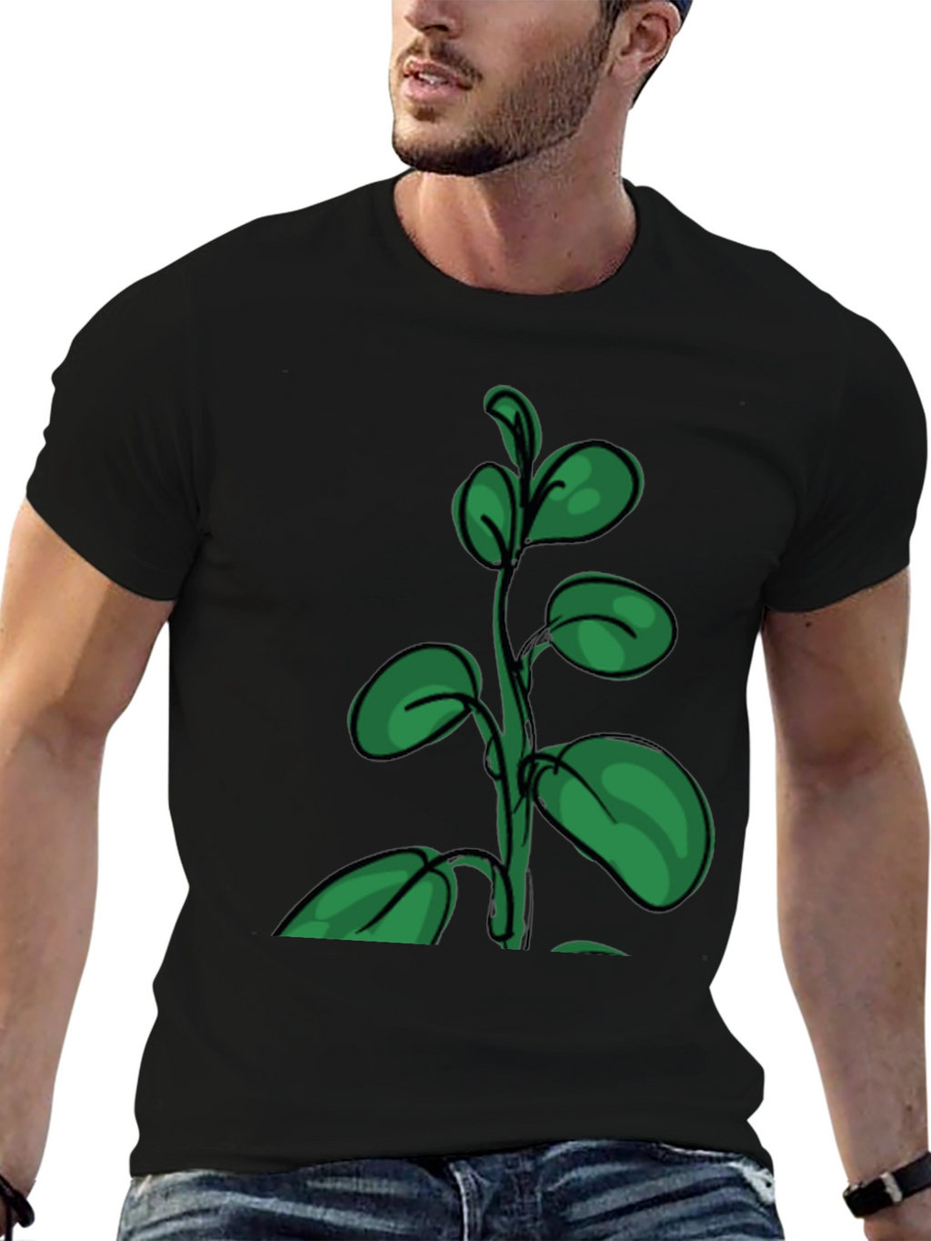 Nature Plant Graphic T-Shirt