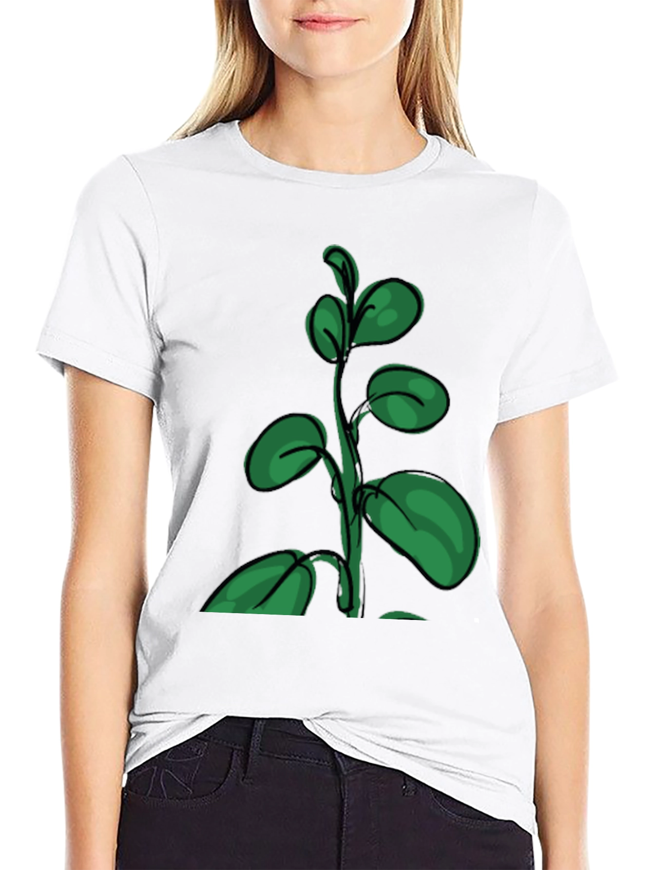 Nature Plant Graphic T-Shirt
