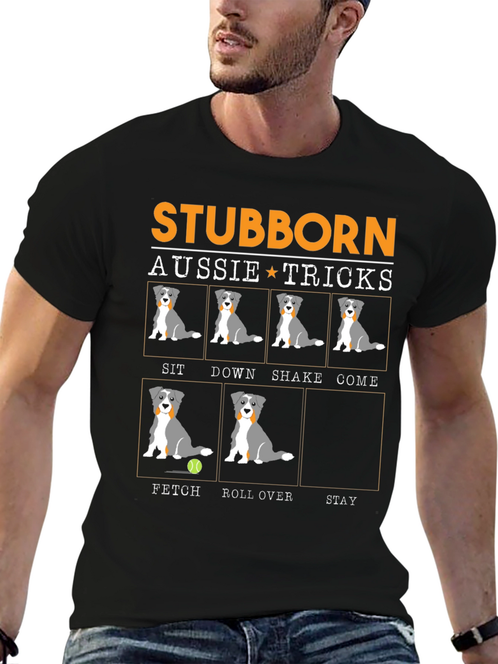 Stubborn Aussie Tricks T-Shirt