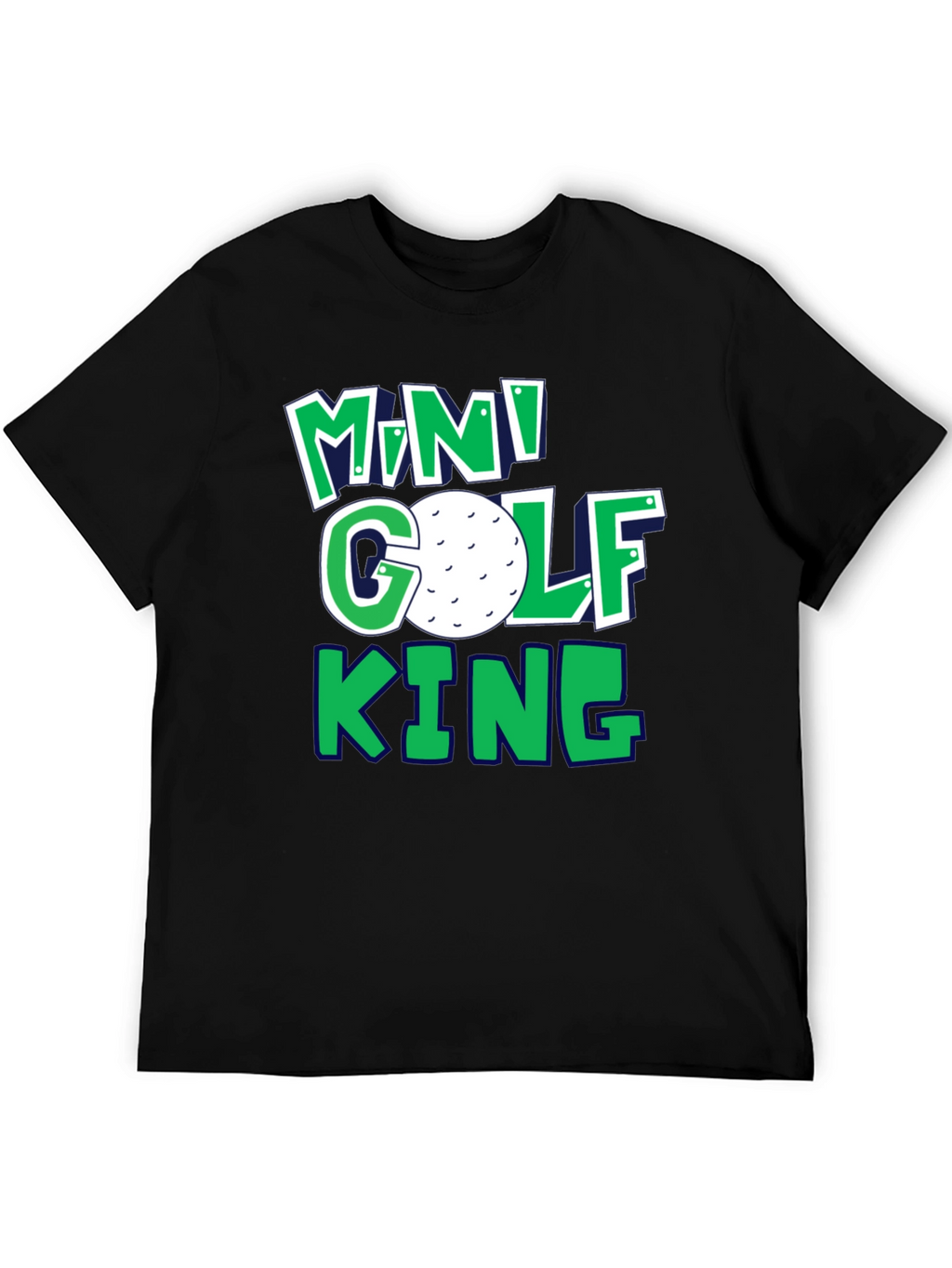 Mini Golf King T-Shirt | Fun Golf Tee