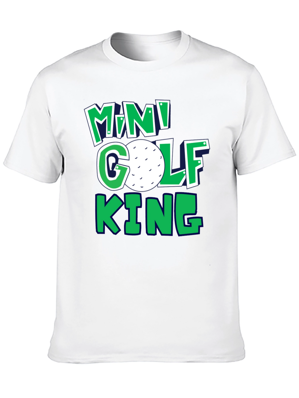 Mini Golf King T-Shirt | Fun Golf Tee