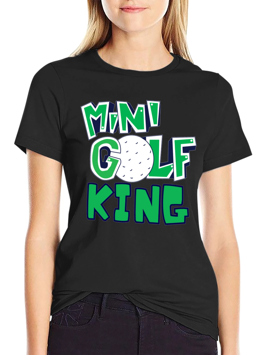Mini Golf King T-Shirt | Fun Golf Tee