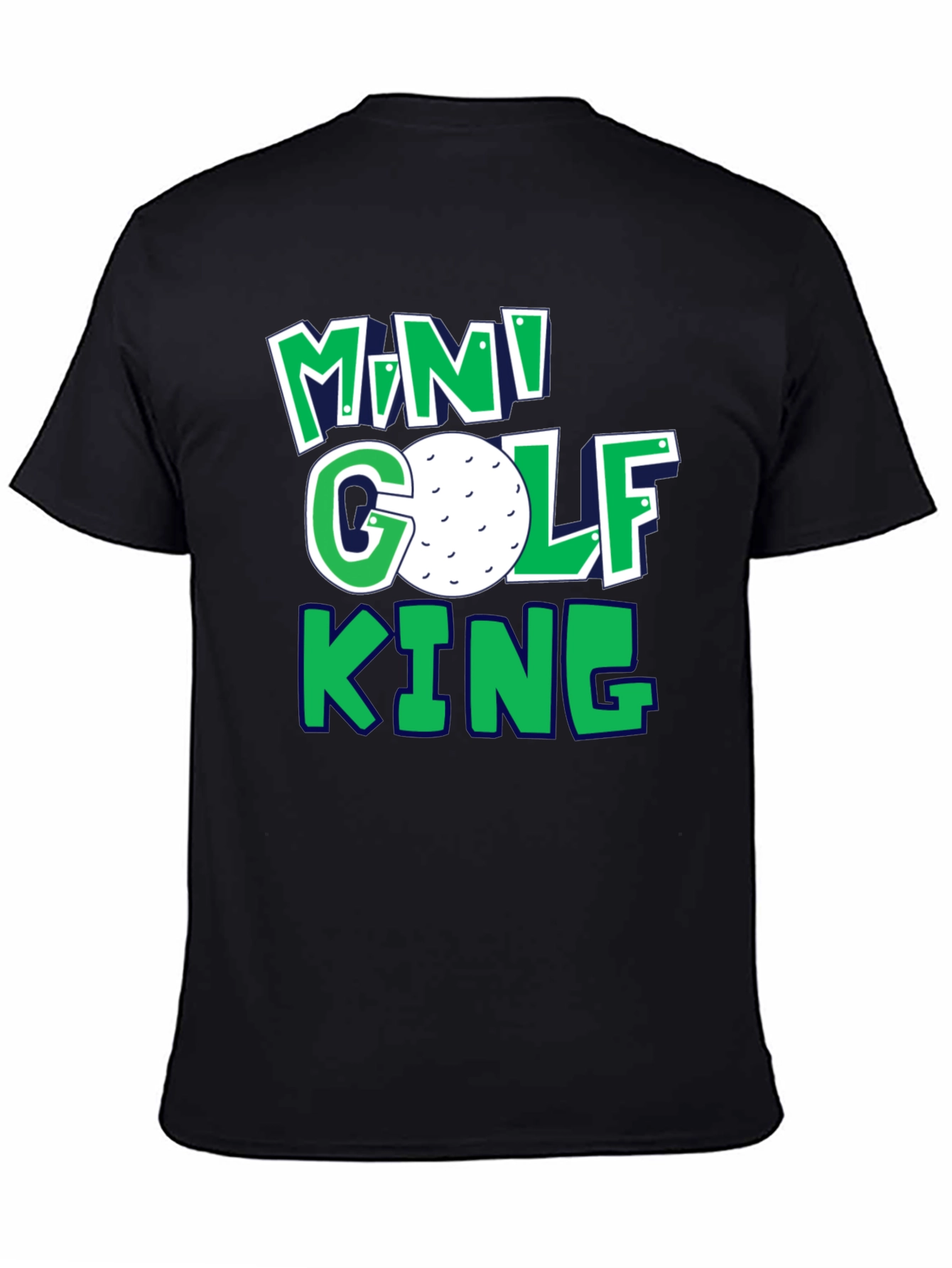 Mini Golf King T-Shirt | Fun Golf Tee